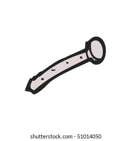 quirky drawing of a nail