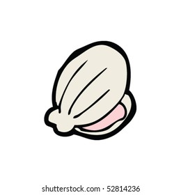 quirky drawing of an oyster