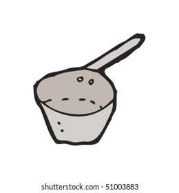 quirky drawing of a pan