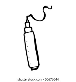 dibujo peculiar de una pluma