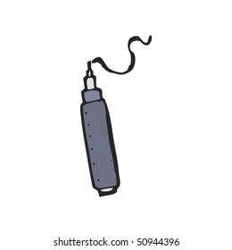 quirky drawing of a pen