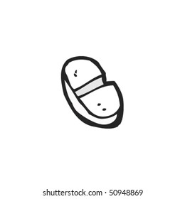 dibujo peculiar de una píldora