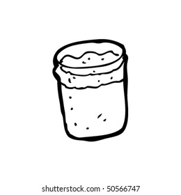  quirky drawing of a pint of beer