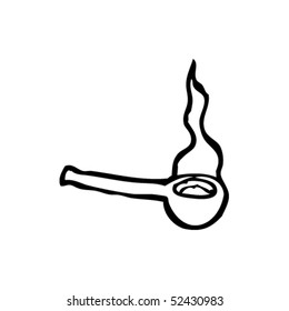 dibujo peculiar de una tubería