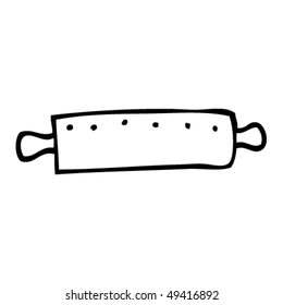 dibujo peculiar de un vástago rodante