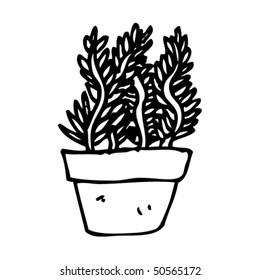 quirky drawing rosemary