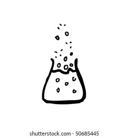 dibujo peculiar de un experimento científico