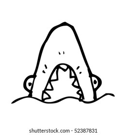 dibujo peculiar de un tiburón