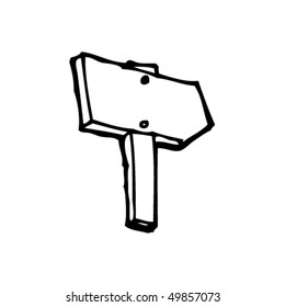 dibujo peculiar de una señal