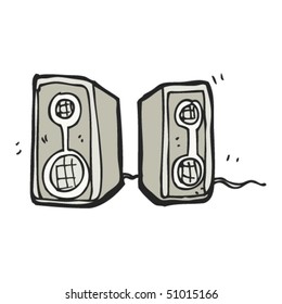 extravagante dibujo de altavoces