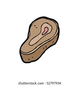 estrafalario dibujo del filete
