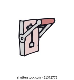 quirky drawing of a switch