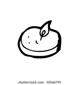  quirky drawing of a tea light candle