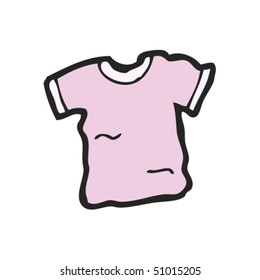 dibujo peculiar de un tee