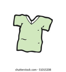 quirky drawing of a tee