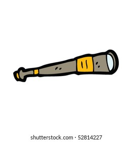 quirky drawing of a telescope quirky drawing of a telescope