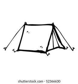 Tent Camping Outdoor Camping Vector Illustration Stock Vector (Royalty ...