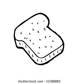 Similar Images, Stock Photos & Vectors of quirky drawing of toast