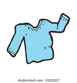 quirky drawing of a top