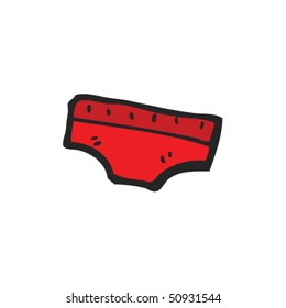 quirky drawing of underpants