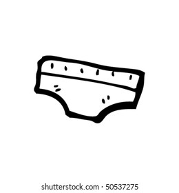 quirky drawing of underwear