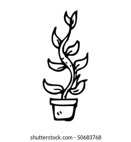 quirky drawing of a vine