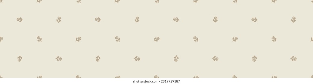 Quirky floral lino cortado motif borde vector. Decoración impecable de diseño caprichoso y caprichoso para banner escandi. 