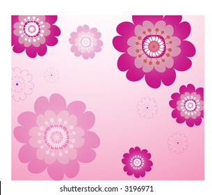 vector de flores funky peculiar