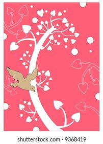 quirky heart tree