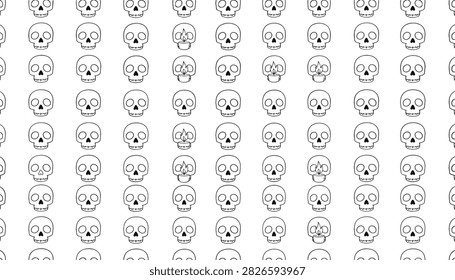 Quirky seamless Halloween pattern