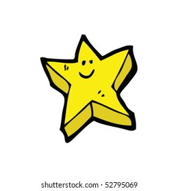 caricatura de estrella peculiar