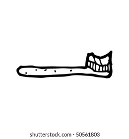 dibujo peculiar del cepillo de dientes