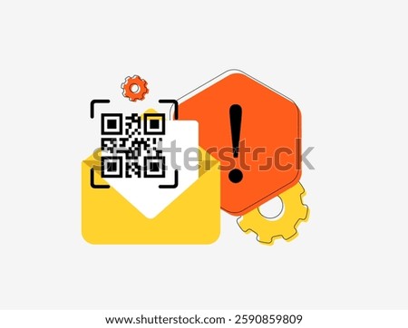 Quishing, or QR code phishing, uses malicious QR codes to steal data. Quishing - cybersecurity risks, email phishing attacks and fraud detection are crucial to preventing unauthorized online access