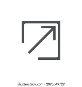 Quit export icon logout load in icon finder. Icon on white background	
