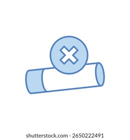 Quit Now Icon vector stock illustration