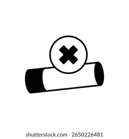 Quit Now Icon vector stock illustration