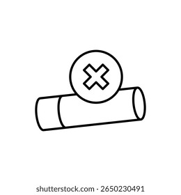 Quit Now Icon vector stock illustration