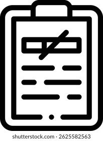 quit smoking icon. Thin Linear Style Design Isolated On White Background