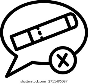 Icono de dejar de fumar para su proyecto