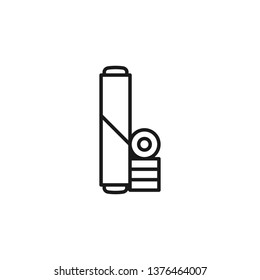 Quit smoking, tart icon. Element of quit smoking icon. Thin line icon for website design and development, app development. Premium icon
