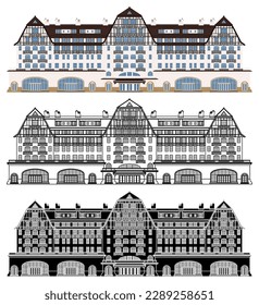 Quitandinha Palace in Petropolis, Brazil