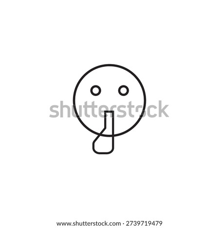 quite icon ilustration element design