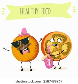 Quitoense, naranjila, naranhillah, naranhilla
fruit cute funny cheerful characters with different activities.Natural vitamin antioxidant detox food collection. Vector hand drawn illistration.