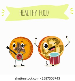 Quitoense, naranjila, naranhillah, naranhilla
fruit cute funny cheerful characters with different activities.Natural vitamin antioxidant detox food collection. Vector hand drawn illistration.