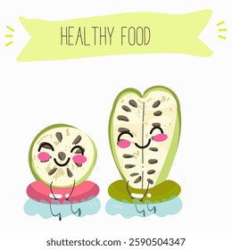 Quitoense, naranjila, naranhillah, naranhilla
fruit cute funny cheerful characters with different activities.Natural vitamin antioxidant detox food collection. Vector hand drawn illistration.
