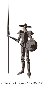 quixote armored knight