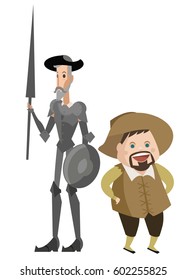 quixote and sidekick