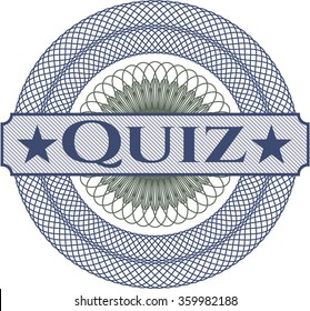 Quiz abstract linear rosette
