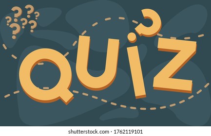Quiz background. modern Vector illustration