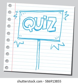 Quiz Banner Stock Vector (Royalty Free) 586913855 | Shutterstock